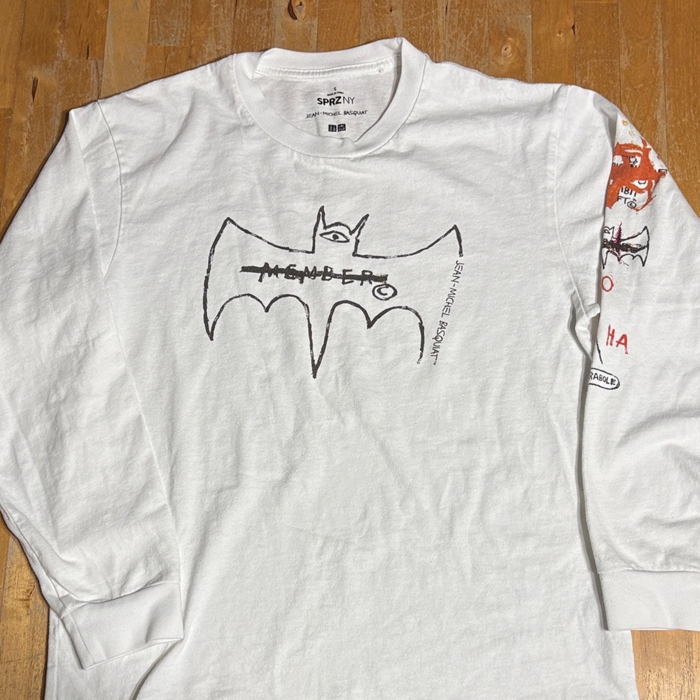Uniqlo White SPRZ NY Jean-Michel Basquiat Tshirt